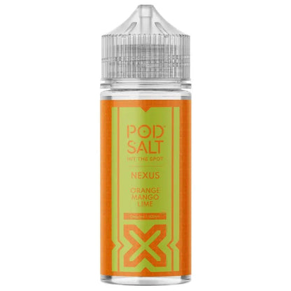 Pod Salt Nexus 70/30 | 100ml + 2 Nics | £6 - Avalanche Vapes Orange Mango Lime