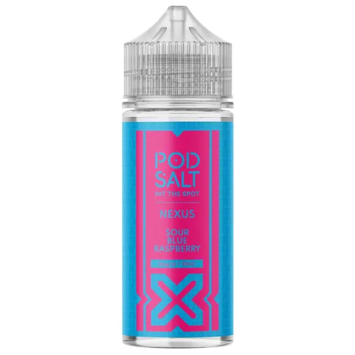 Pod Salt Nexus 70/30 | 100ml + 2 Nics | £6 - Avalanche Vapes Sour Blue Raspberry