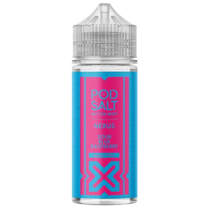 Pod Salt Nexus 70/30 | 100ml + 2 Nics | £6 - Avalanche Vapes Sour Blue Raspberry