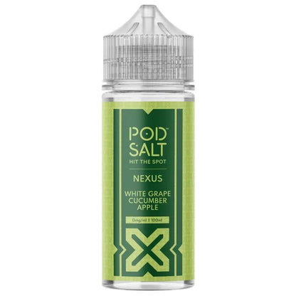 Pod Salt Nexus 70/30 | 100ml + 2 Nics | £6 - Avalanche Vapes White Grape Cucumber Apple