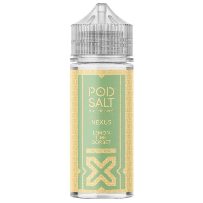 Pod Salt Nexus 70/30 | 100ml + 2 Nics | £6 - Avalanche Vapes Lemon Lime Sorbet