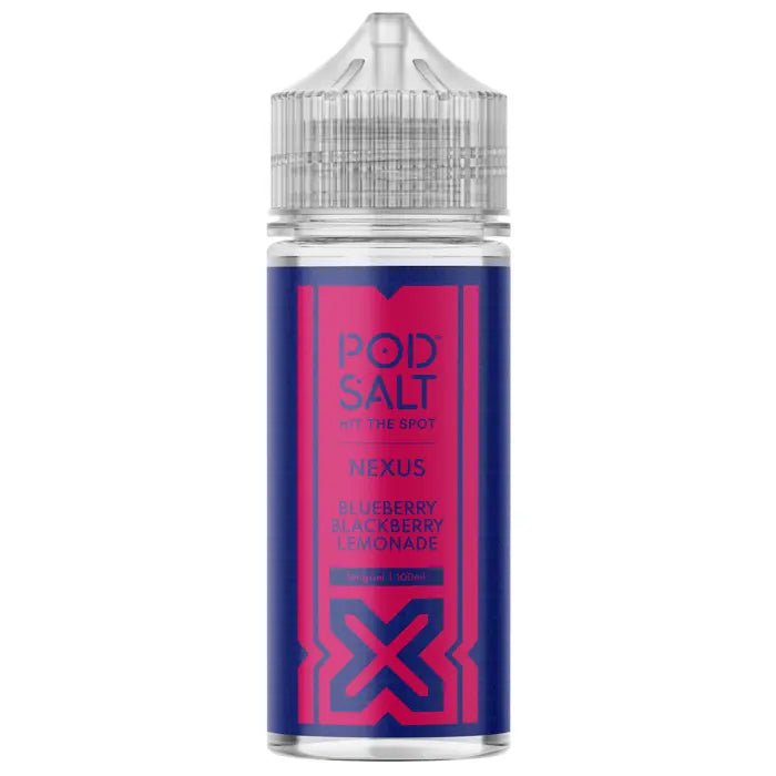Pod Salt Nexus 70/30 | 100ml + 2 Nics | £6 - Avalanche Vapes Blueberry Blackberry Lemonade