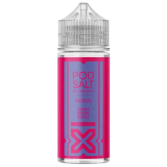 Pod Salt Nexus 70/30 | 100ml + 2 Nics | £6 - Avalanche Vapes Grape Berry Burst