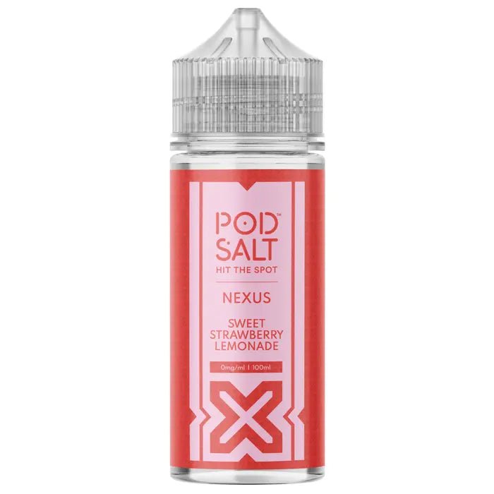 Pod Salt Nexus 70/30 | 100ml + 2 Nics | £6 - Avalanche Vapes Sweet Strawberry Lemonade