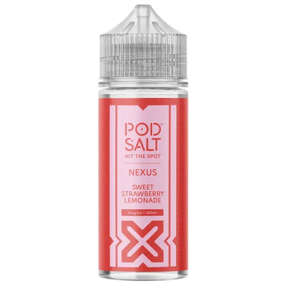 Pod Salt Nexus 70/30 | 100ml + 2 Nics | £6 - Avalanche Vapes Sweet Strawberry Lemonade