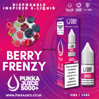 Pukka Juice 5000+ Nic Salt | £1 - Avalanche Vapes Fizzy Pop10mg