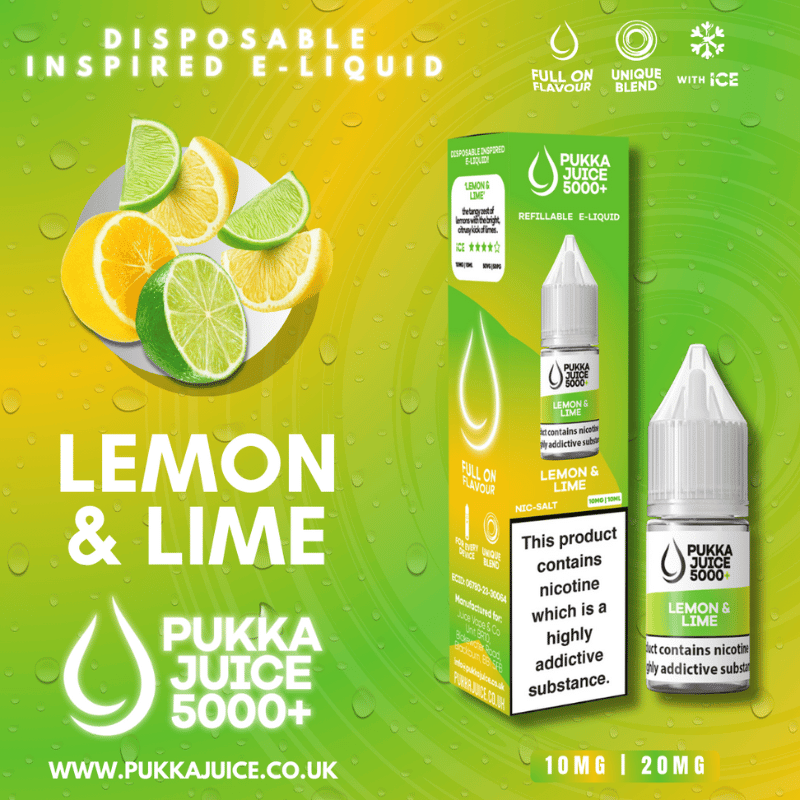 Pukka Juice 5000+ Nic Salt | £1 - Avalanche Vapes Fizzy Pop10mg