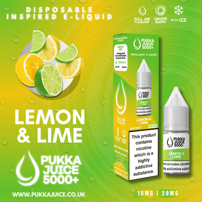 Pukka Juice 5000+ Nic Salt | £1 - Avalanche Vapes Fizzy Pop10mg