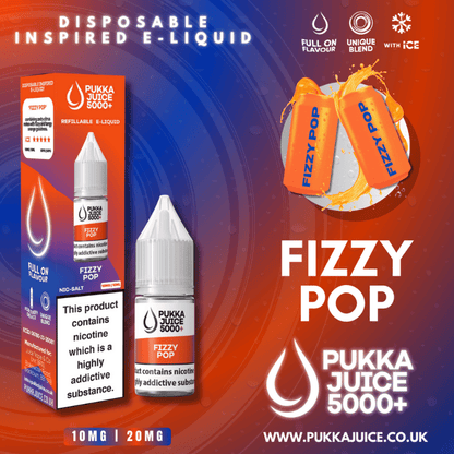 Pukka Juice 5000+ Nic Salt | £1 - Avalanche Vapes Fizzy Pop10mg