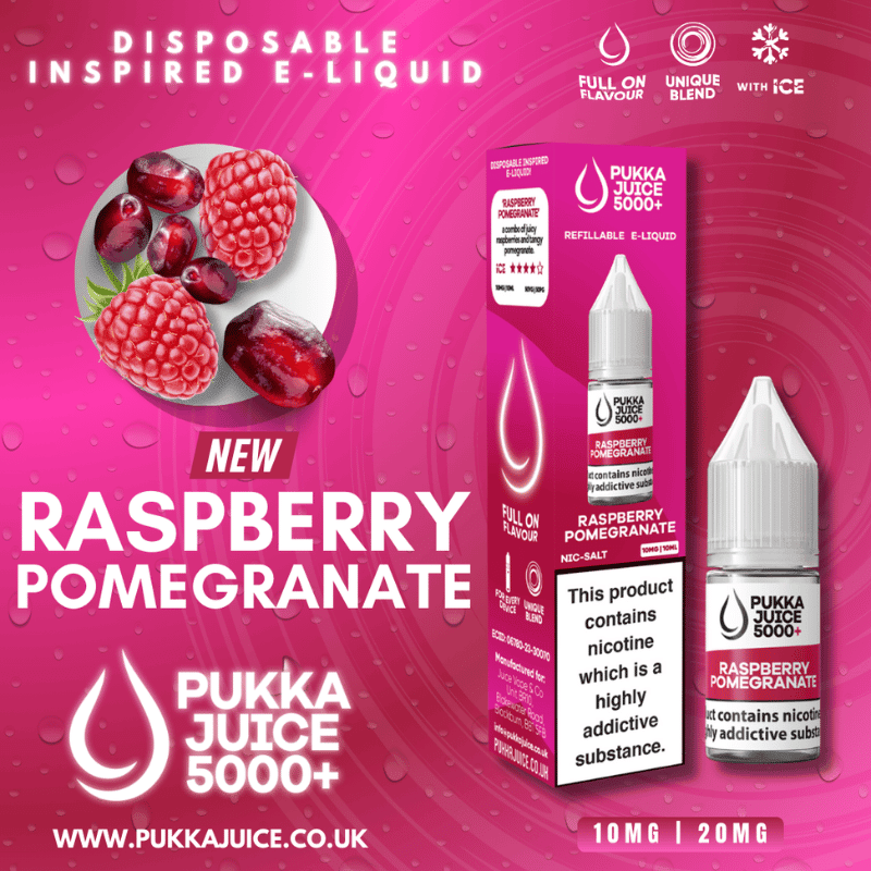 Pukka Juice 5000+ Nic Salt | £1 - Avalanche Vapes Pineapple Ice10mg