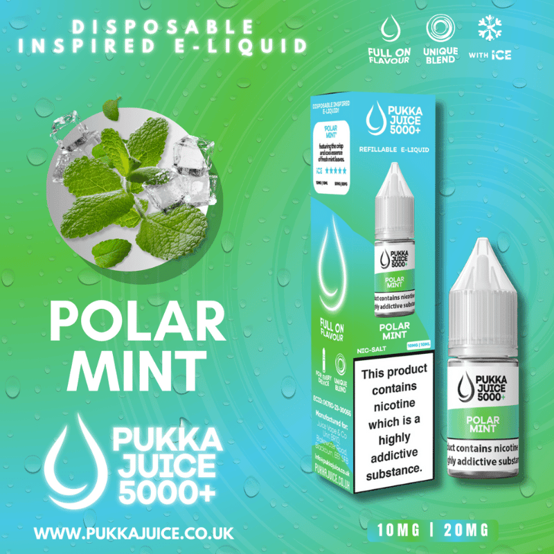 Pukka Juice 5000+ Nic Salt | £1 - Avalanche Vapes Pineapple Ice10mg