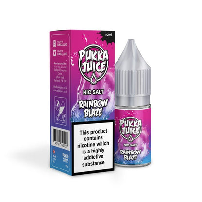Pukka Juice Nic Salt | £1 - Avalanche Vapes Rainbow Blaze10mg