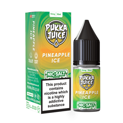 Pukka Juice Nic Salt | £1 - Avalanche Vapes Pineapple Ice10mg