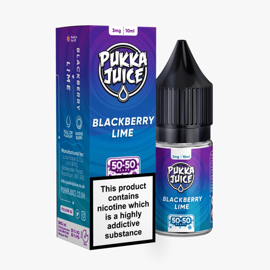 Pukka Juice Nic Salt | £1 - Avalanche Vapes Blackberry Lime10mg