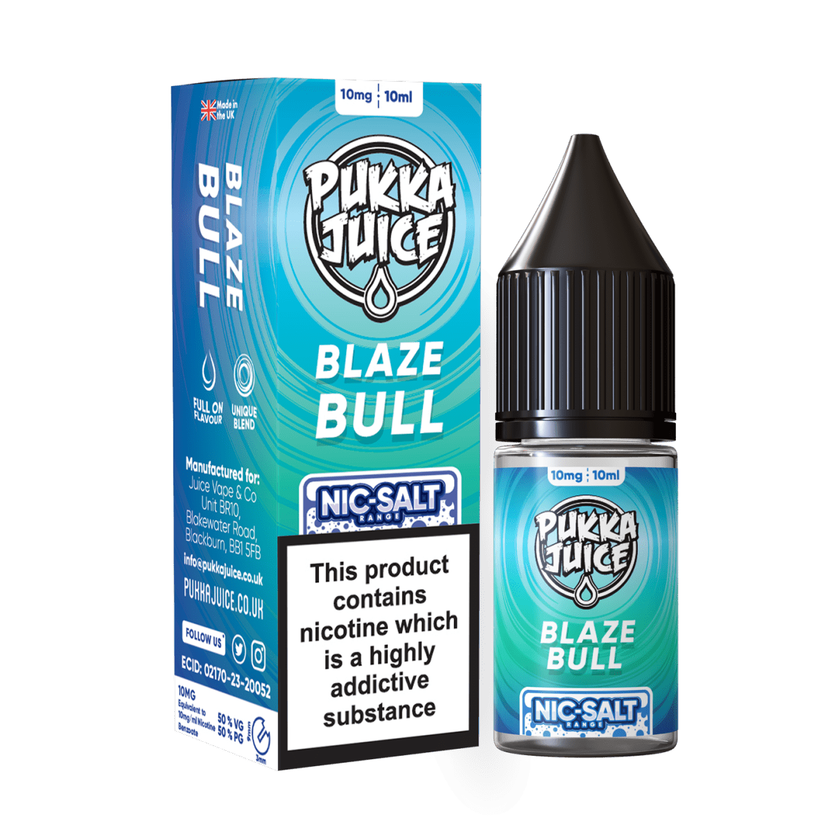 Pukka Juice Nic Salt | £1 - Avalanche Vapes Blackberry Lime10mg