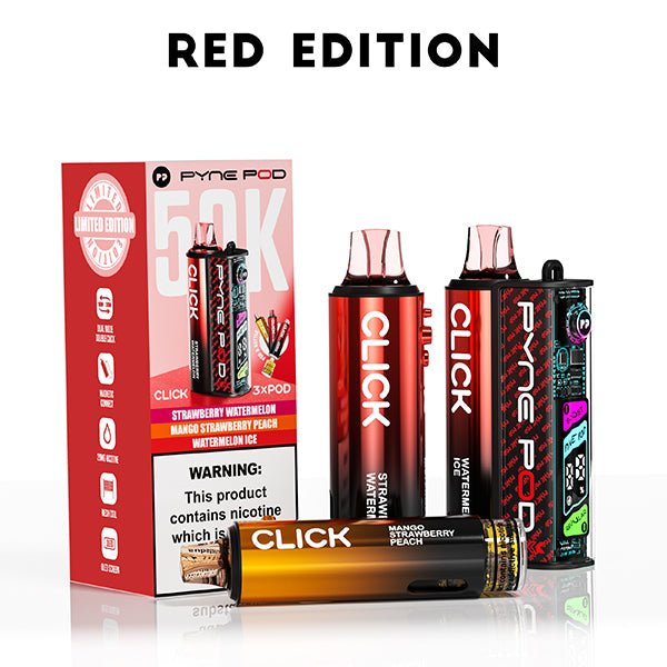 Pyne Pod Click Prefilled Kit | £11 - Avalanche Vapes Red EditionKIT