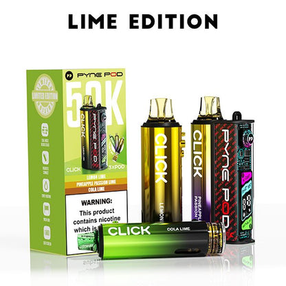 Pyne Pod Click Prefilled Kit | £11 - Avalanche Vapes Lime EditionKIT