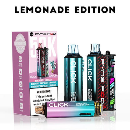 Pyne Pod Click Prefilled Kit | £11 - Avalanche Vapes Lemonade EditionKIT