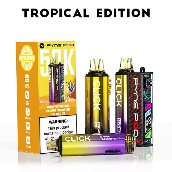 Pyne Pod Click Prefilled Kit | £11 - Avalanche Vapes Tropical EditionKIT