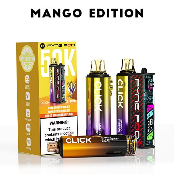 Pyne Pod Click Prefilled Kit | £11 - Avalanche Vapes Mango EditionKIT