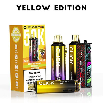 Pyne Pod Click Prefilled Kit | £11 - Avalanche Vapes Yellow EditionKIT