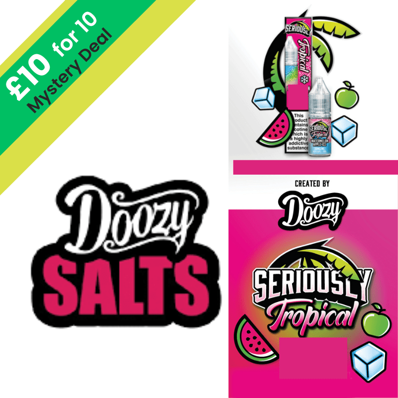 Salts Mystery Deal £7 for 10 - Avalanche Vapes Doozy (Mystery 10)20mg