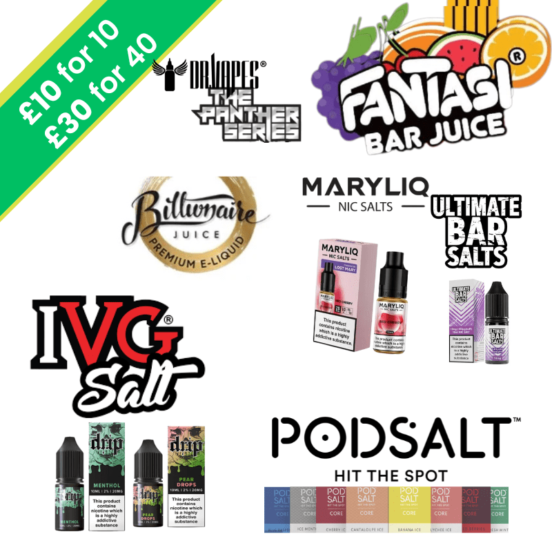 Salts Mystery Deal £7 for 10 - Avalanche Vapes Drip Salts (Mystery 10)20mg