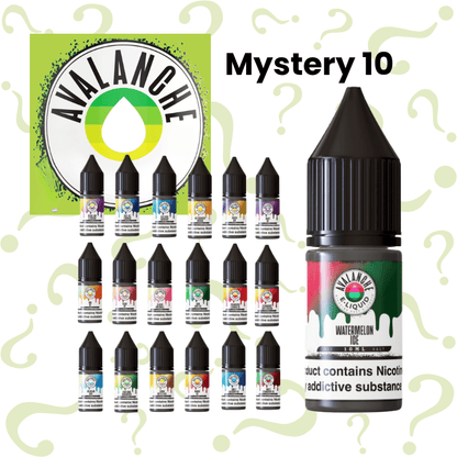 Salts Mystery Deal | £7 for 10 or £20 for 40 - Avalanche Vapes LtdAvalanche Salts (Mystery 10)10mg