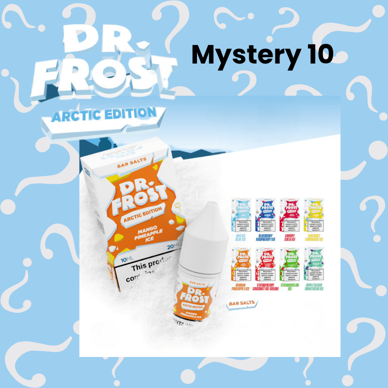 Salts Mystery Deal | £7 for 10 or £20 for 40 - Avalanche Vapes LtdDr Frost (Mystery 10)10mg