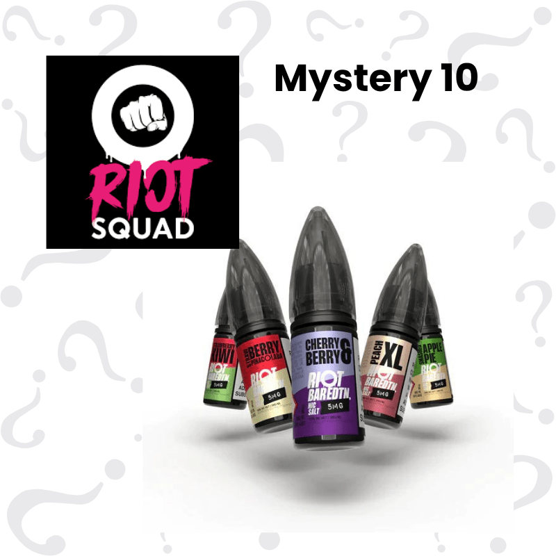Salts Mystery Deal | £7 for 10 or £20 for 40 - Avalanche Vapes LtdRiot Squad (Mystery 10)10mg