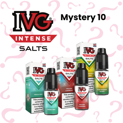 Salts Mystery Deal | £7 for 10 or £20 for 40 - Avalanche Vapes LtdIVG Intense Salts (Mystery 10)10mg