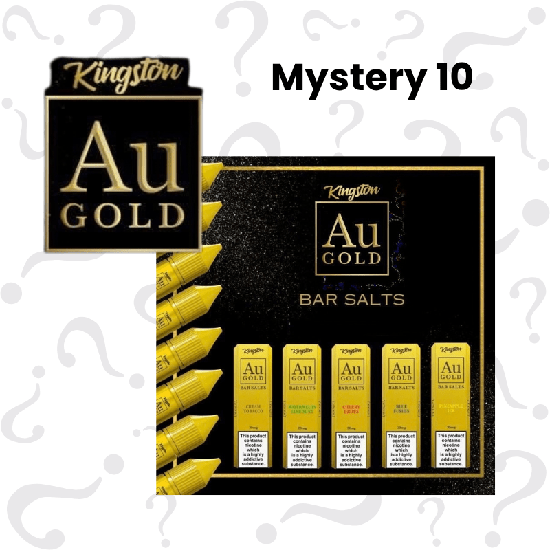 Salts Mystery Deal | £7 for 10 or £20 for 40 - Avalanche Vapes LtdKingston AU Gold Salts (Mystery 10)10mg