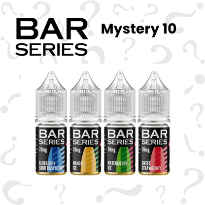 Salts Mystery Deal | £7 for 10 or £20 for 40 - Avalanche Vapes LtdBar Series Salts (Mystery 10)10mg