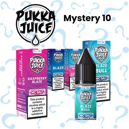 Salts Mystery Deal | £7 for 10 or £20 for 40 - Avalanche Vapes LtdPukka Salts (Mystery 10)10mg