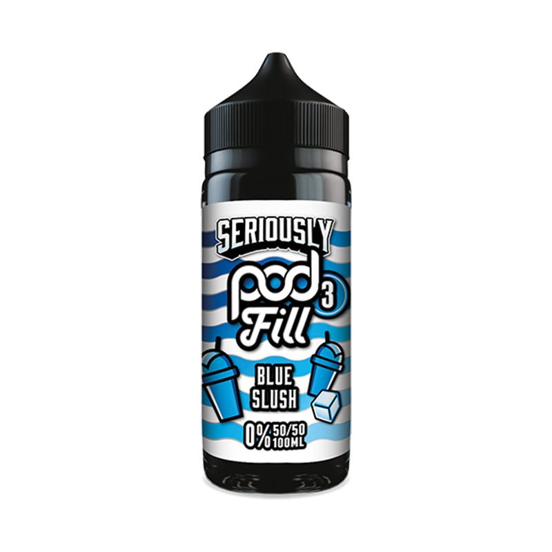 Seriously Pod Fill 3 50/50 | 100ml + 2 Nics | £7 - Avalanche Vapes Blue Slush