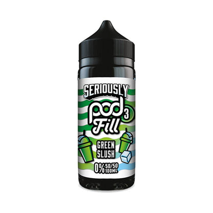 Seriously Pod Fill 3 50/50 | 100ml + 2 Nics | £7 - Avalanche Vapes Green Slush
