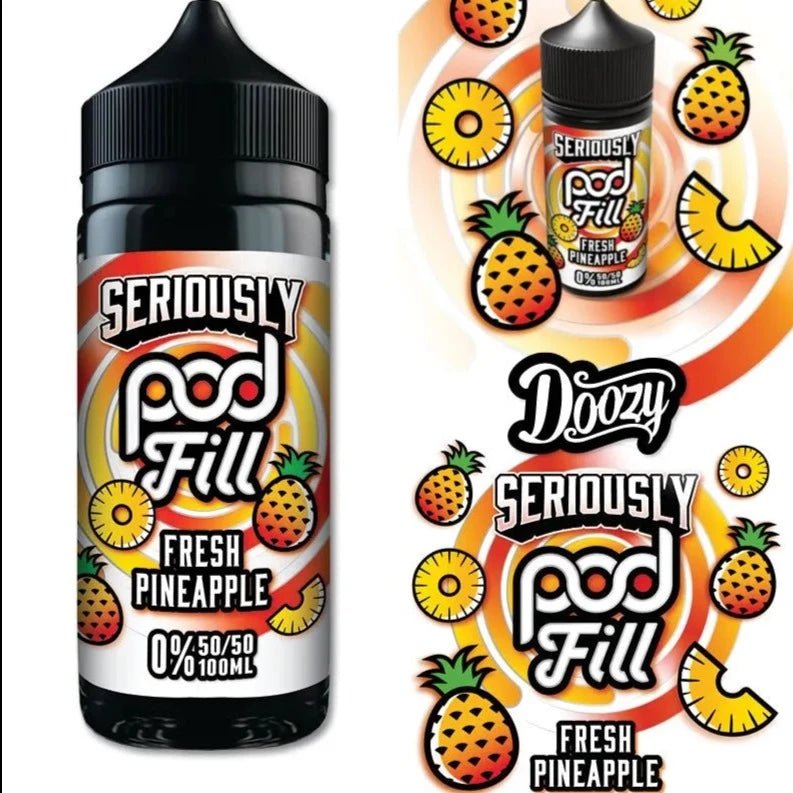 Seriously Pod Fill 50/50 Shortfill | 100ml + 2 Nics | £7 - Avalanche Vapes Cherry Twist