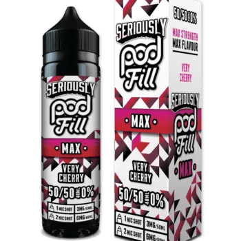 Seriously Pod Fill Max 50/50 40ml + 1 Nic From £4 - Avalanche Vapes Blackcurrant Citrus