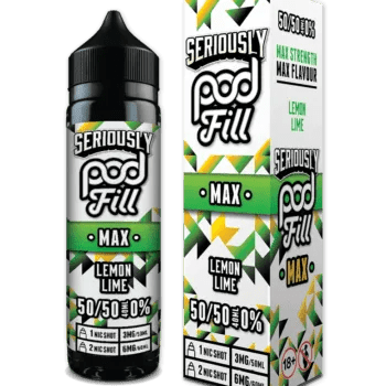 Seriously Pod Fill Max 50/50 40ml + 1 Nic From £4 - Avalanche Vapes Blackcurrant Citrus
