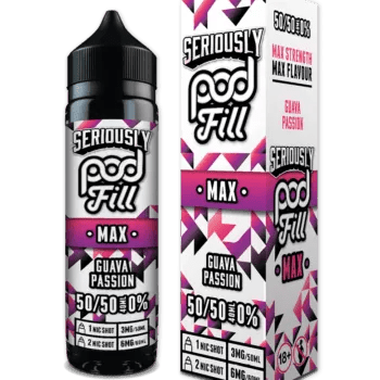 Seriously Pod Fill Max 50/50 40ml + 1 Nic From £4 - Avalanche Vapes Blackcurrant Citrus
