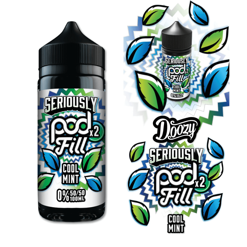 Seriously Pod Fill X2 50/50 | 100ml + 2 Nics | £7 - Avalanche Vapes Cool Mint
