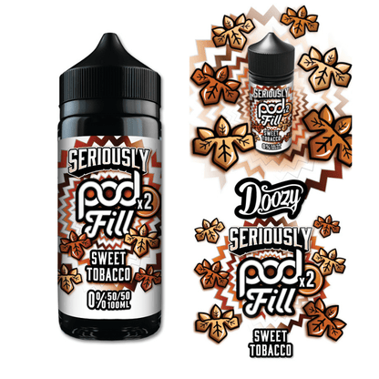 Seriously Pod Fill X2 50/50 | 100ml + 2 Nics | £7 - Avalanche Vapes Sweet Tobacco