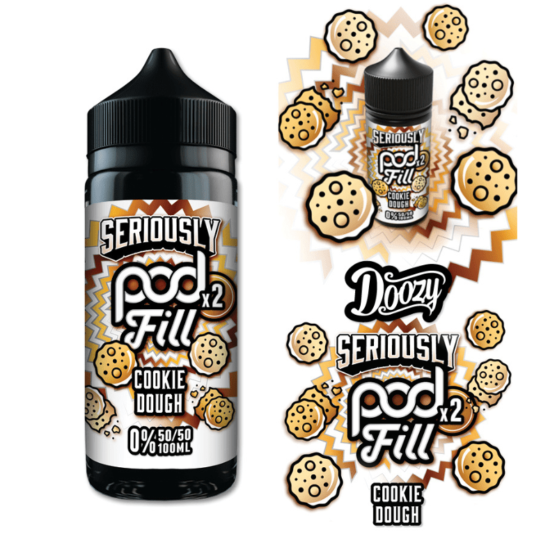 Seriously Pod Fill X2 50/50 | 100ml + 2 Nics | £7 - Avalanche Vapes Cookie Dough