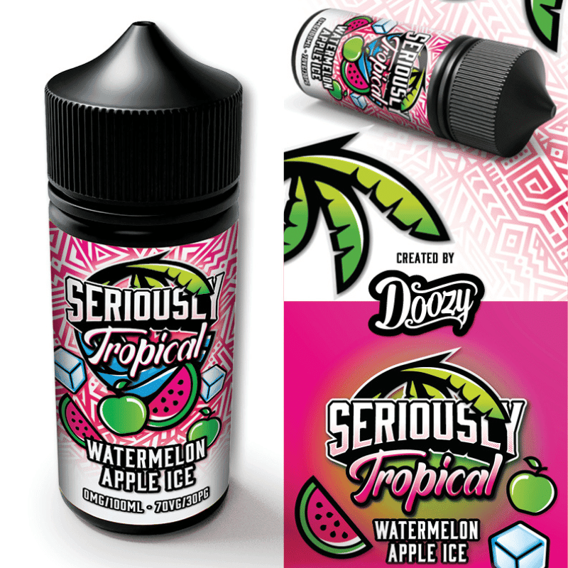 Seriously Tropical 70/30 | 100ml + 2 Nics | £5 - Avalanche Vapes Watermelon Apple IceTropical