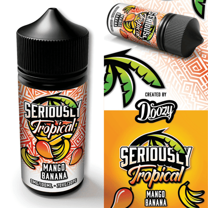 Seriously Tropical 70/30 | 100ml + 2 Nics | £5 - Avalanche Vapes Mango BananaTropical