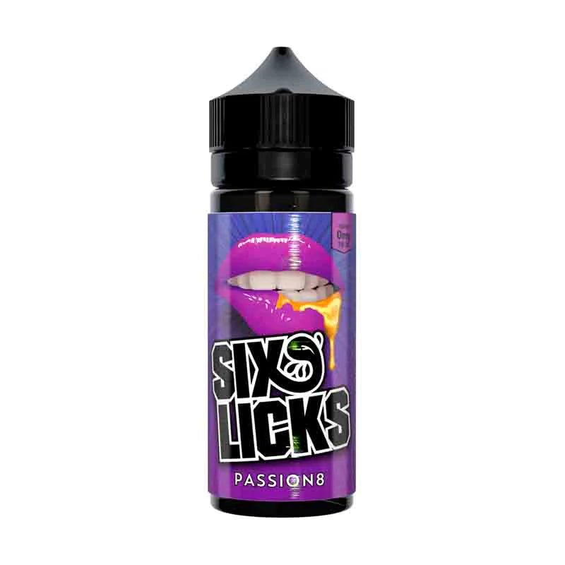 Six Licks 70/30 | 100ml + 2 Nics | £10 - Avalanche Vapes Passion 8