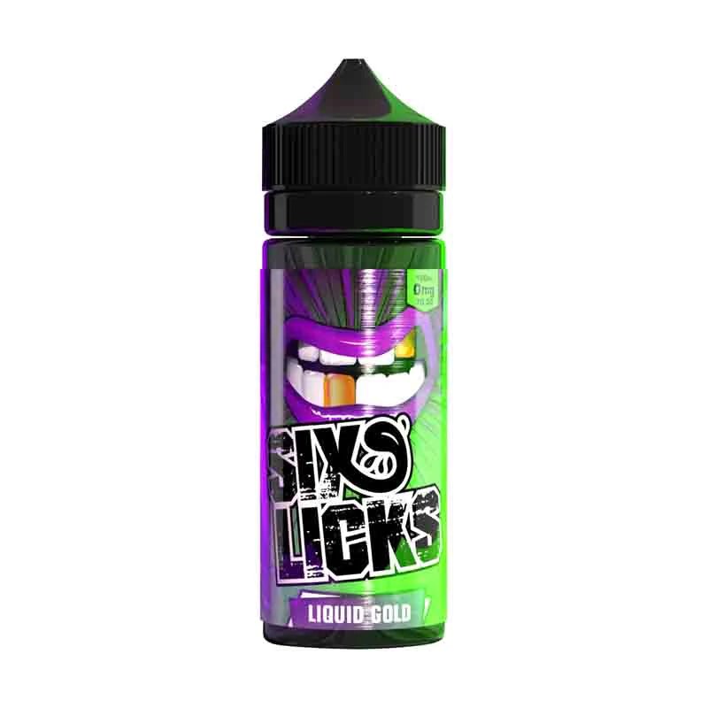 Six Licks 70/30 | 100ml + 2 Nics | £10 - Avalanche Vapes Liquid Gold