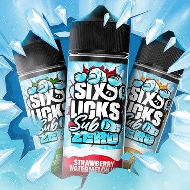 Six Licks Sub Zero 100ml + 2 Nics £10