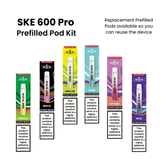 SKE 600 Pro Kit | £3.80 - Avalanche Vapes Berry IceKIT