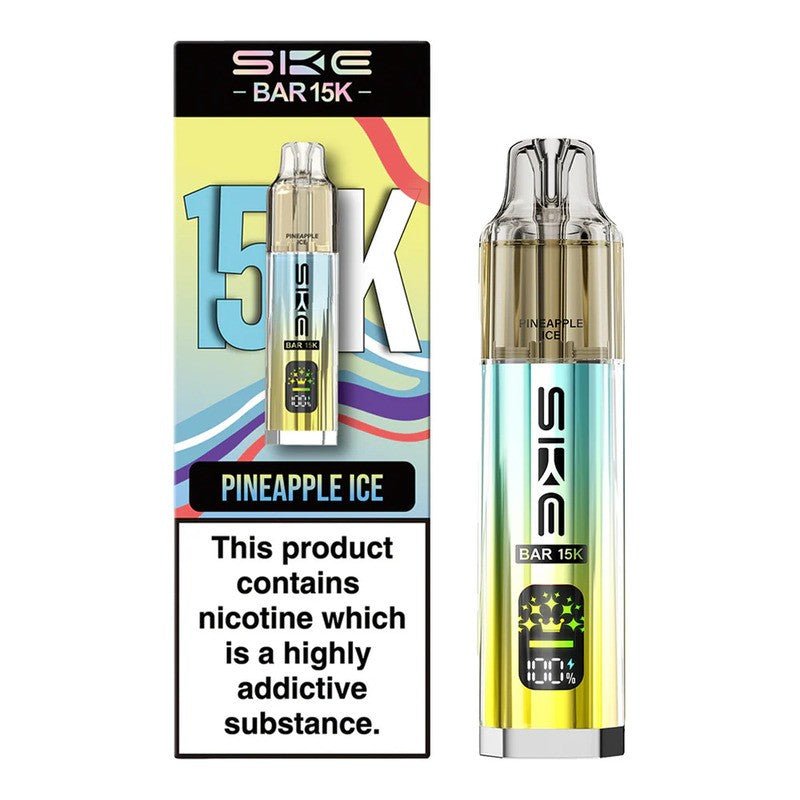 SKE Bar 15K Prefilled Kit | £8 - Avalanche Vapes Pineapple IceKIT